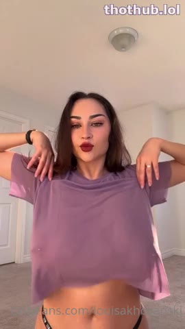 Watch Louisa Khovanski Nude – Can you catch a hanging plum with your mouth
