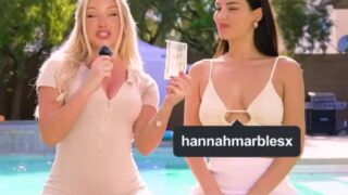 Hannah Marbles with Charlotte Parkes Playing Game