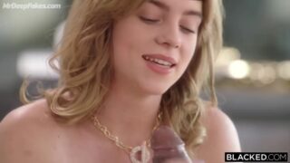 Billie Eilish Deepfake In Blacked Scene
