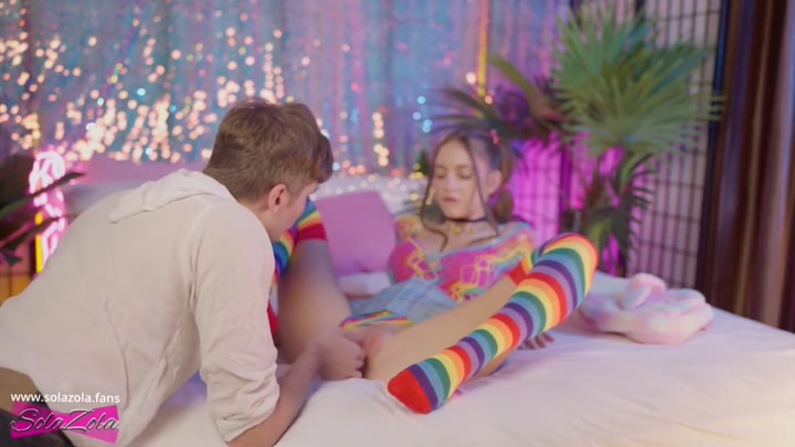 Watch SolaZola – stepbrother nerd showed stepsister a dick