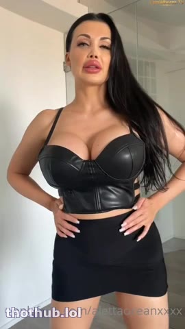 Watch Aletta Ocean Black Lingerie Dildo Fuck