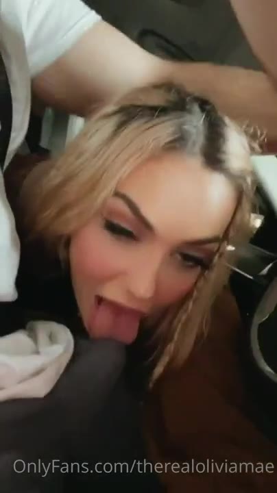 Watch Olivia Mae’s AllFansLeak: Sensual Car Blowjob Video