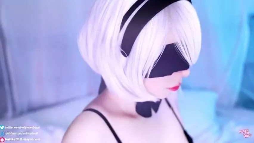 Watch Molly Redwolf – Hard Fucked Bunny Girl 2b – 4k – Nier Automata