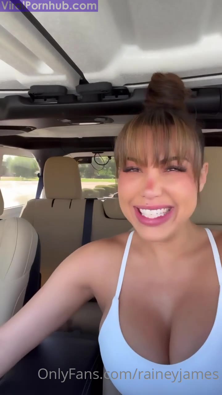 Watch Rainey James Big Tit Slut Dirty Talking And Teasing In The Car OnlyFans Video