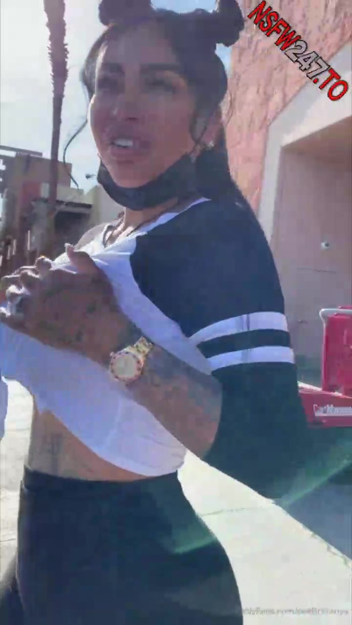 Watch Brittanya Razavi playing public show parking Video Leak