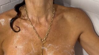 Mary Burke Playing Soapy Nipples in Nude Shower Onlyfans Leak