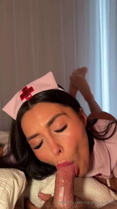 Watch Caryn Beaumont Sexy Nurse Riding With Butt Plug Video Leaked