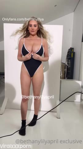 Watch Beth Lily Teases Her Huge Titties in Swimwear Onlyfans Video