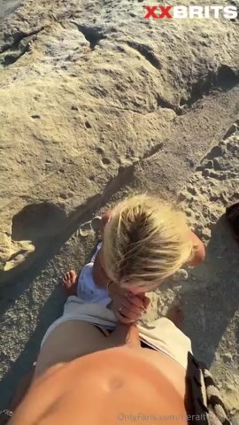 Watch Rebecca McLeod Beach Blowjob Sex PPV Video Leaked