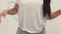 Watch Kawaii Sofey Messi Jersey Strip Tease