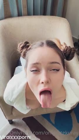 Watch Kate Kuray teases in a white top while showing her naked boobs in this steamy OnlyFans video