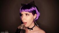 Watch ASMR Neko ASMR Mood – Licking Mic and Kisses