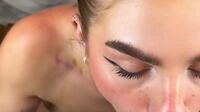 Watch Emily Oram Gets Cum On Her Face After Blowjob Onlyfans Video Lea