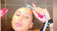 Watch Astrid Nelsia – Nude Shower and Titjob Masturbation