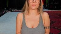Watch BigTittyGothEgg Rides A Torso Dildo