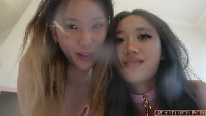 Watch Spicylittlebunny Rides Dildo On Glass Chair Leak Lesbo Onlyfans