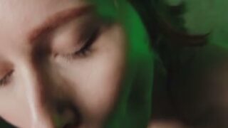 Catziilla Takes Tittie Cumshot After BJ