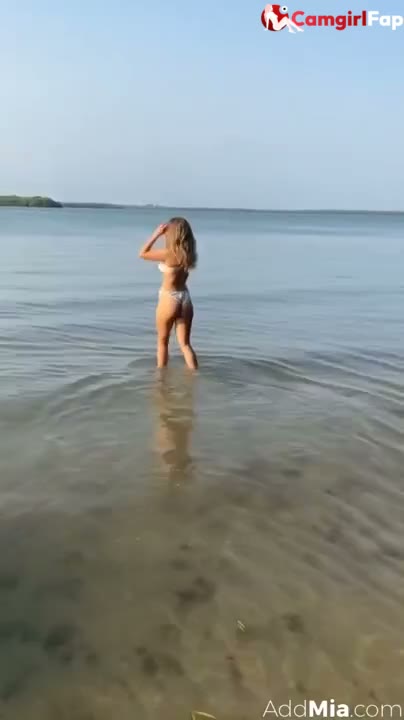 Watch Mia Melano Beach Blowjob POV Premium