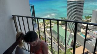 SnowMarie69 Fucking In The Balcony