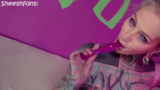 Anuskatzz Bdsm Latex Needle Anal Prolaps Play