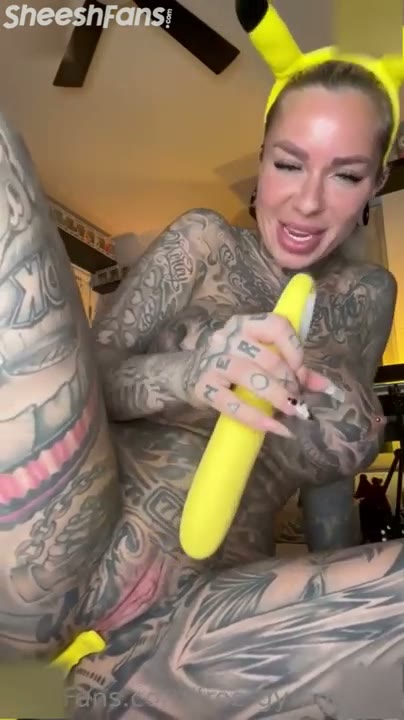 Watch GymGamerGirl Fucks Herself With Pikachu-Themed Toys