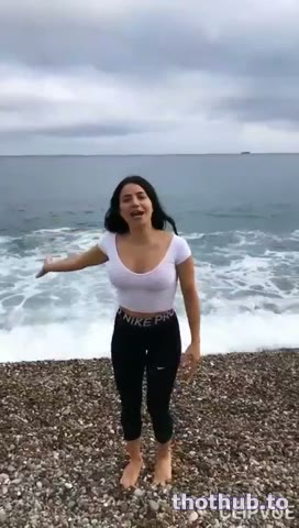 Watch Serpil Cansiz sexy on beach…