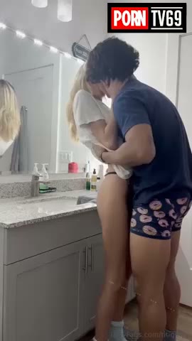 Watch Tiana Basden makes love with her boyfriend in the bathroom!!!